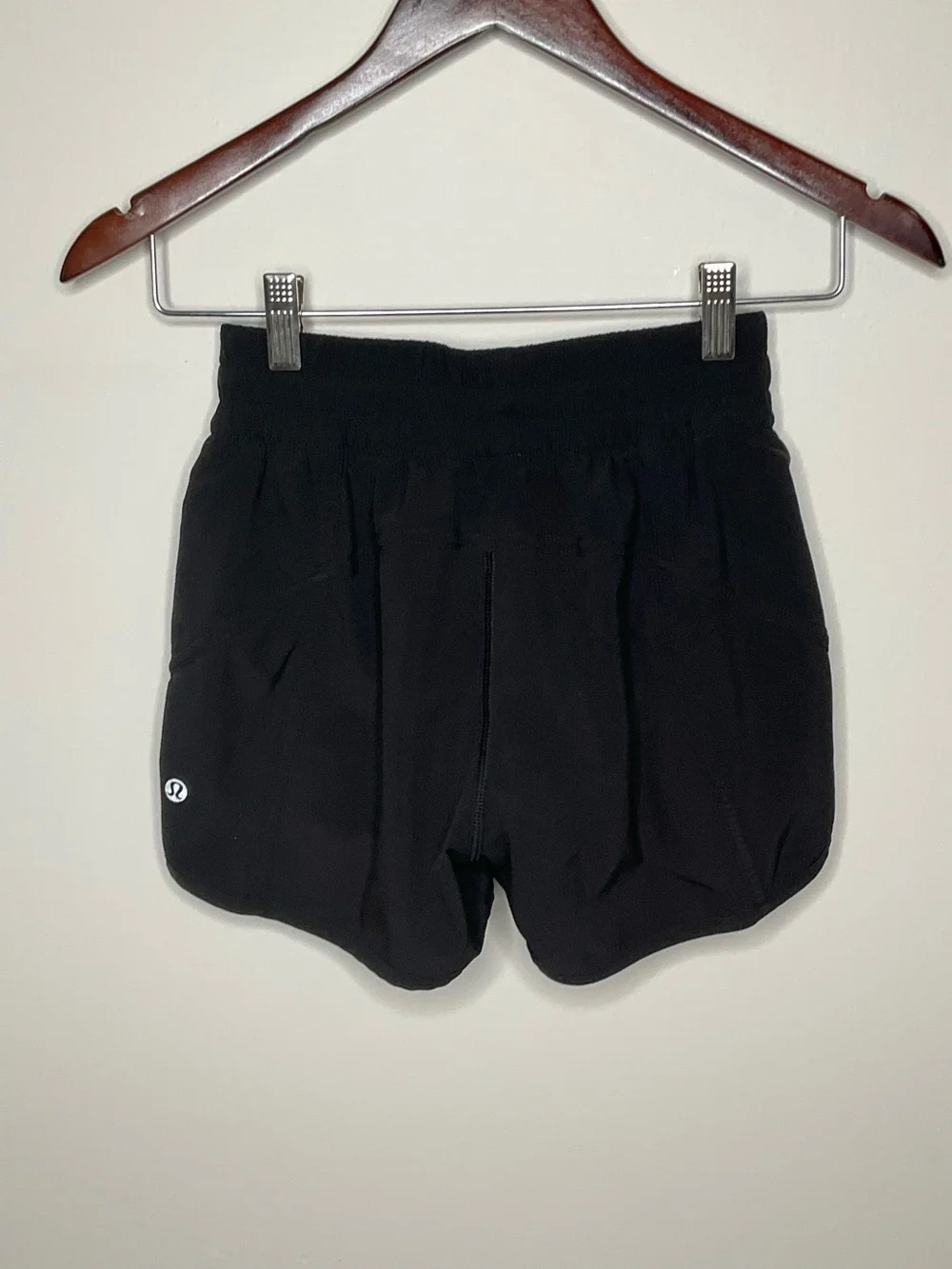Lululemon Black Track That Running Shorts - Size 4